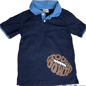 Kids boys 5T polo football shirt